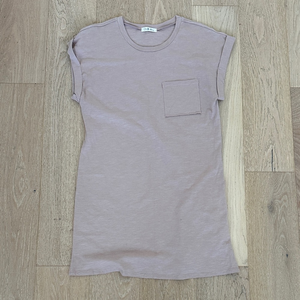 Casual Mauve Mini Dress